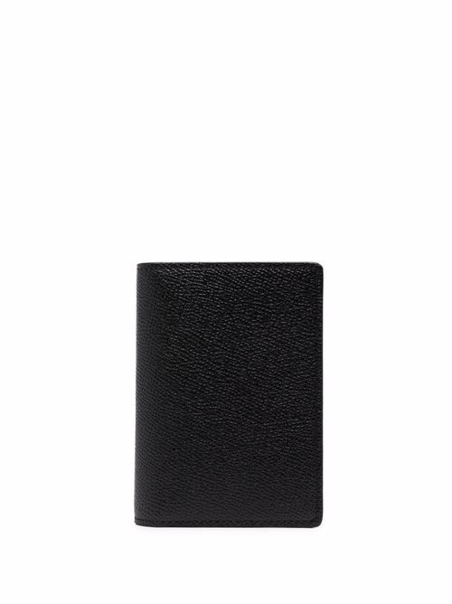 Black calf leather logo-print leather wallet MAISON MARGIELA | S55UI0203P4745T8013